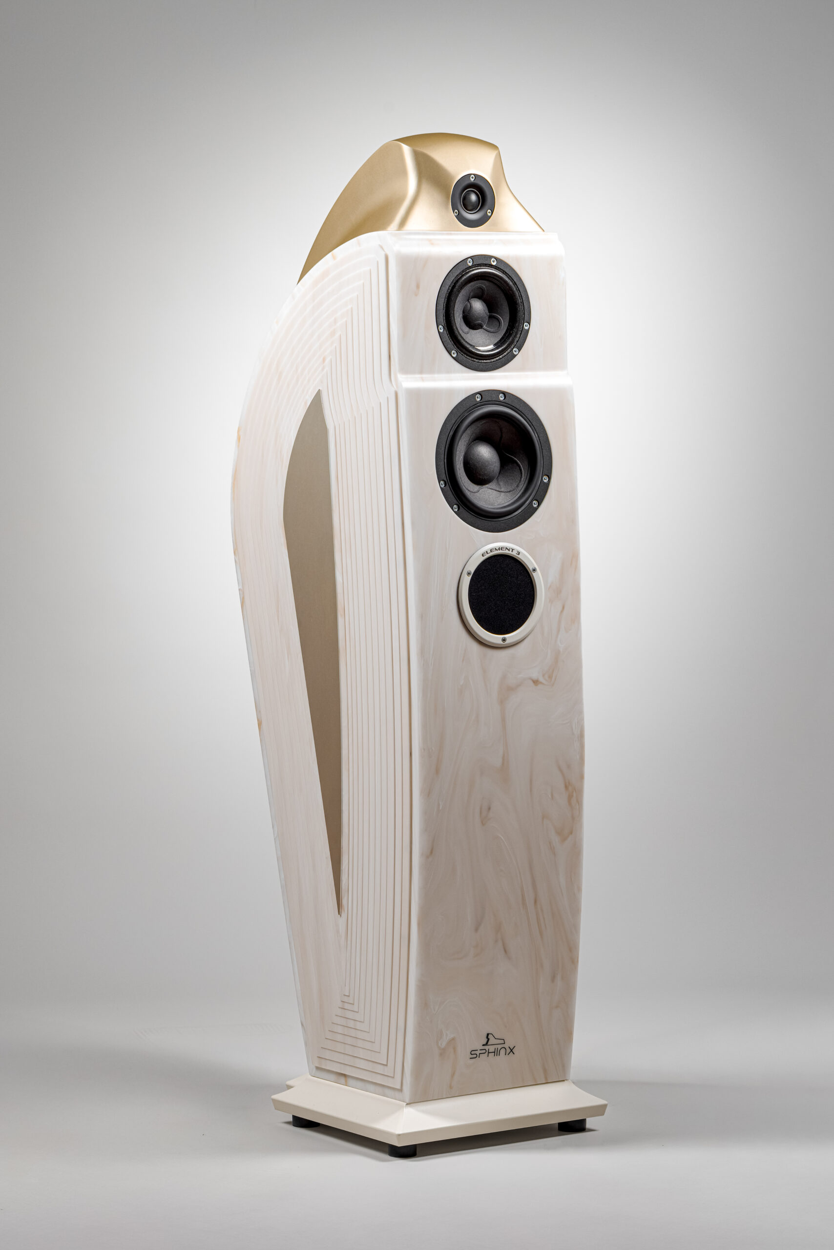 Sphinx Element 3 in Marble White